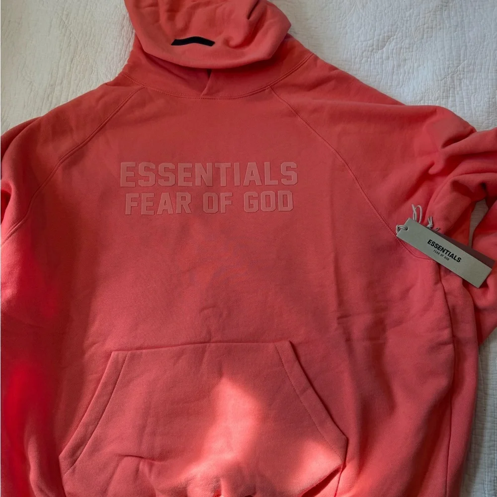 Men's Coral Hoodie by Fear of God Essentials - Picture 1 of 8